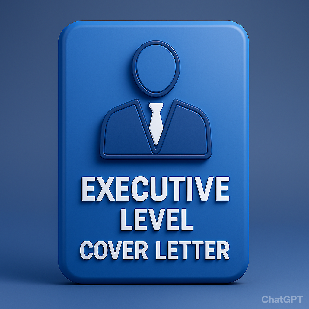 Executive Level Cover Letter