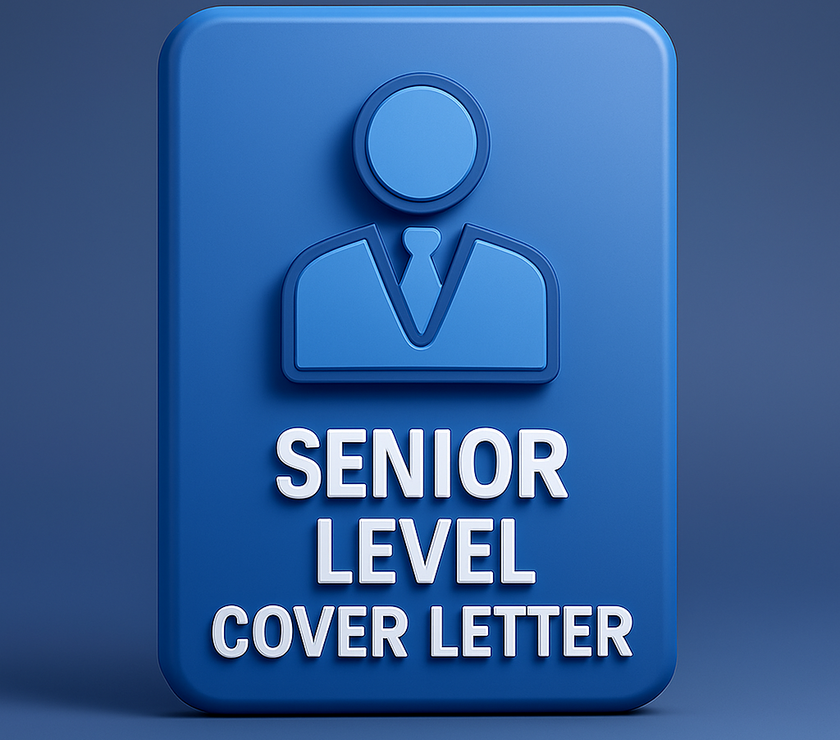 Senior Level Cover Letter