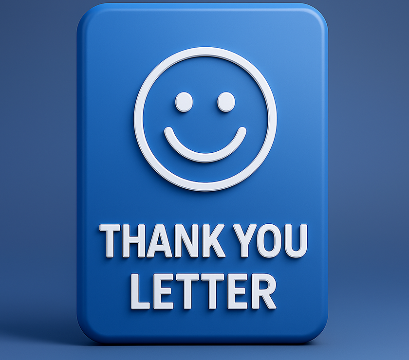 Thank You Letter