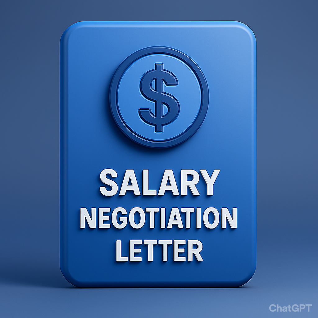Salary Negotiation Letter